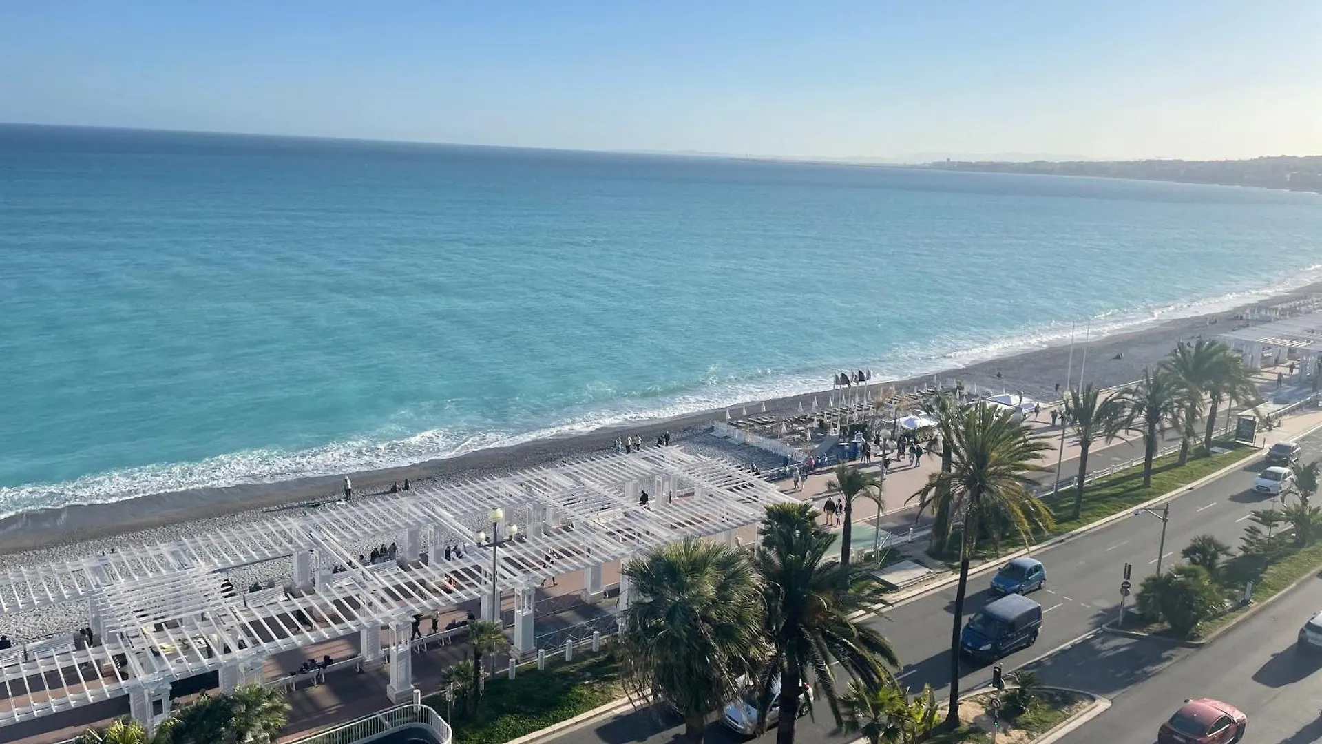 Studio With Terrace & Rooftop Pool In Promenade Des Anglais Nizza Vendégház